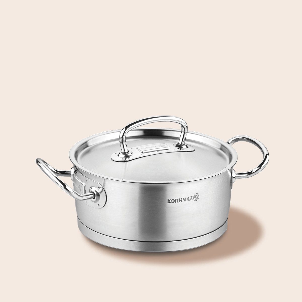 Nồi inox cao cấp Korkmaz Proline 4.5 lít thân thấp - A1170