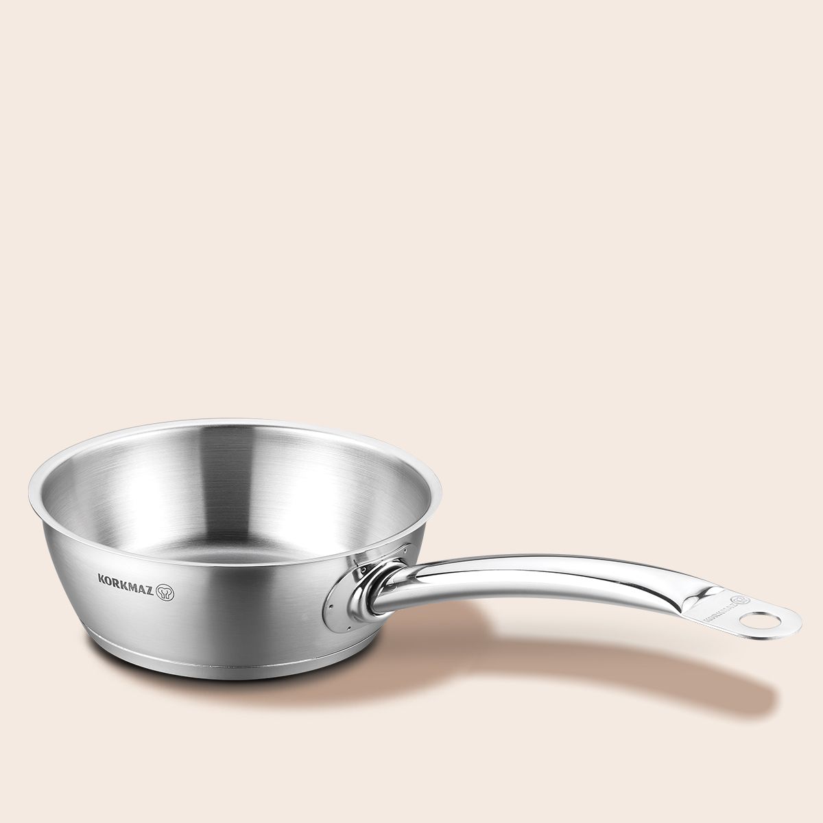Chảo sâu inox cao cấp Korkmaz Proline 20cm - A1175