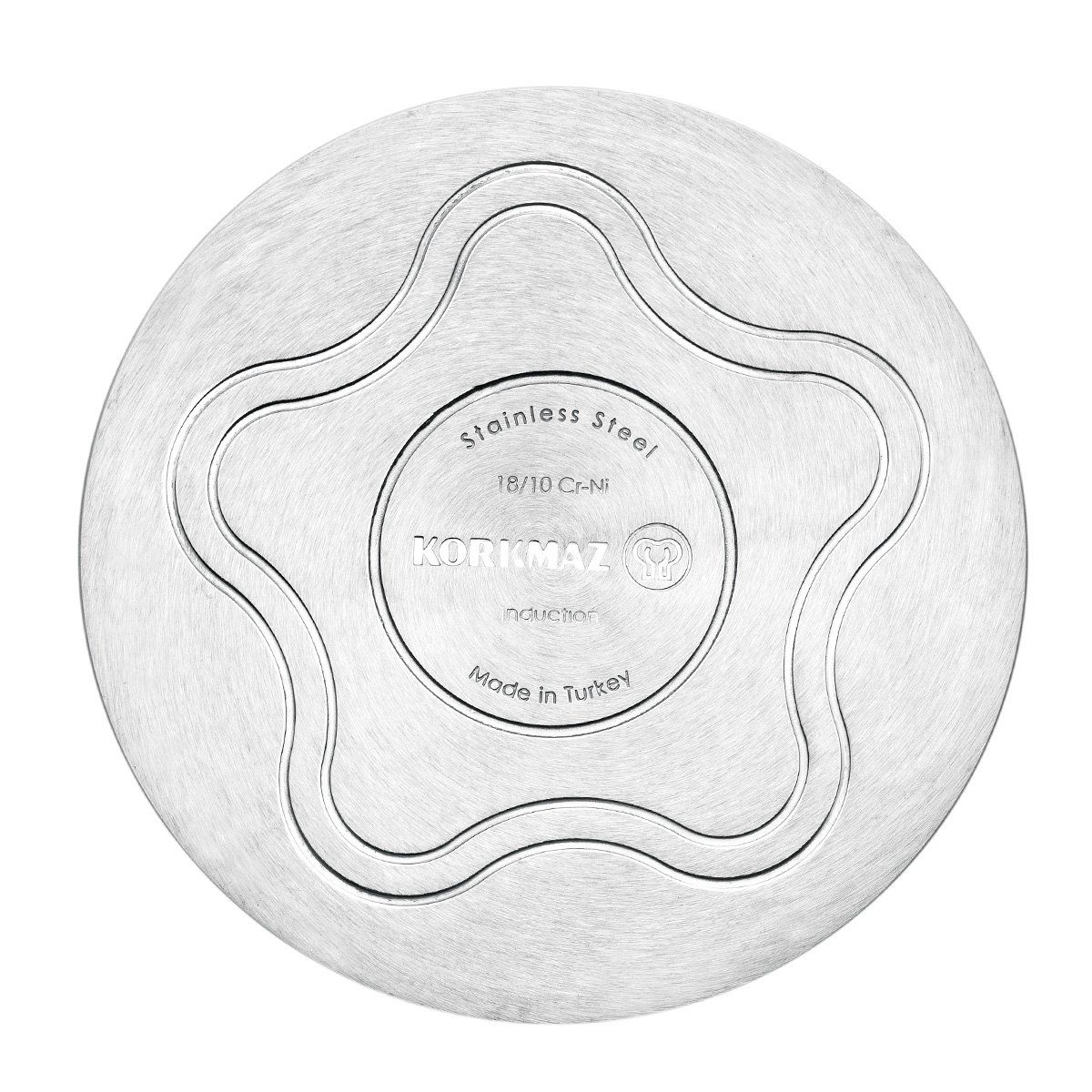 Nồi inox cao cấp Korkmaz Perla 7.8 lít thân cao - A2699