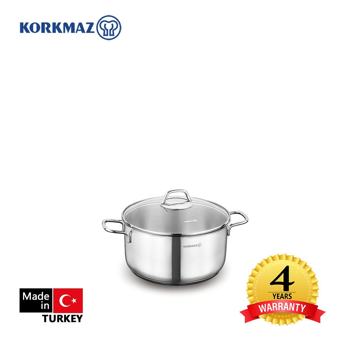 Nồi inox cao cấp Korkmaz Perla 1 lít - A1652