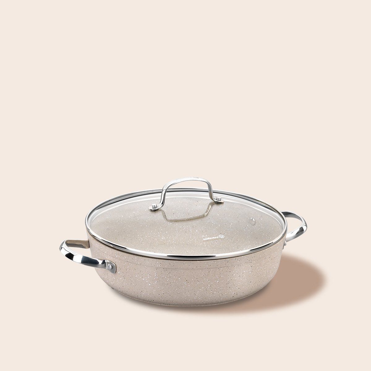 Nồi chống dính cao cấp Korkmaz Granita thân thấp 2.5 lít - A1854