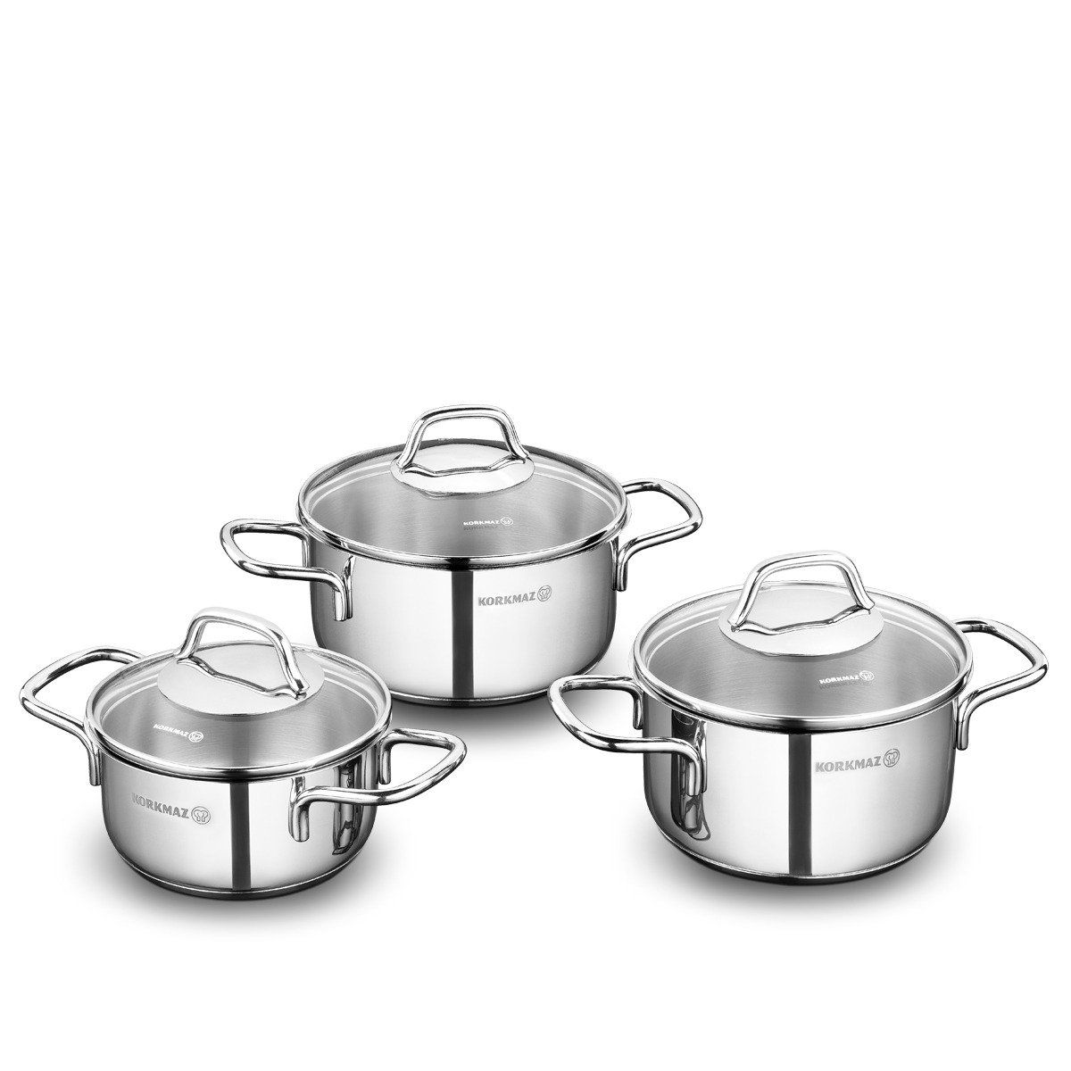 Nồi inox cao cấp Korkmaz Perla 1 lít - A1652