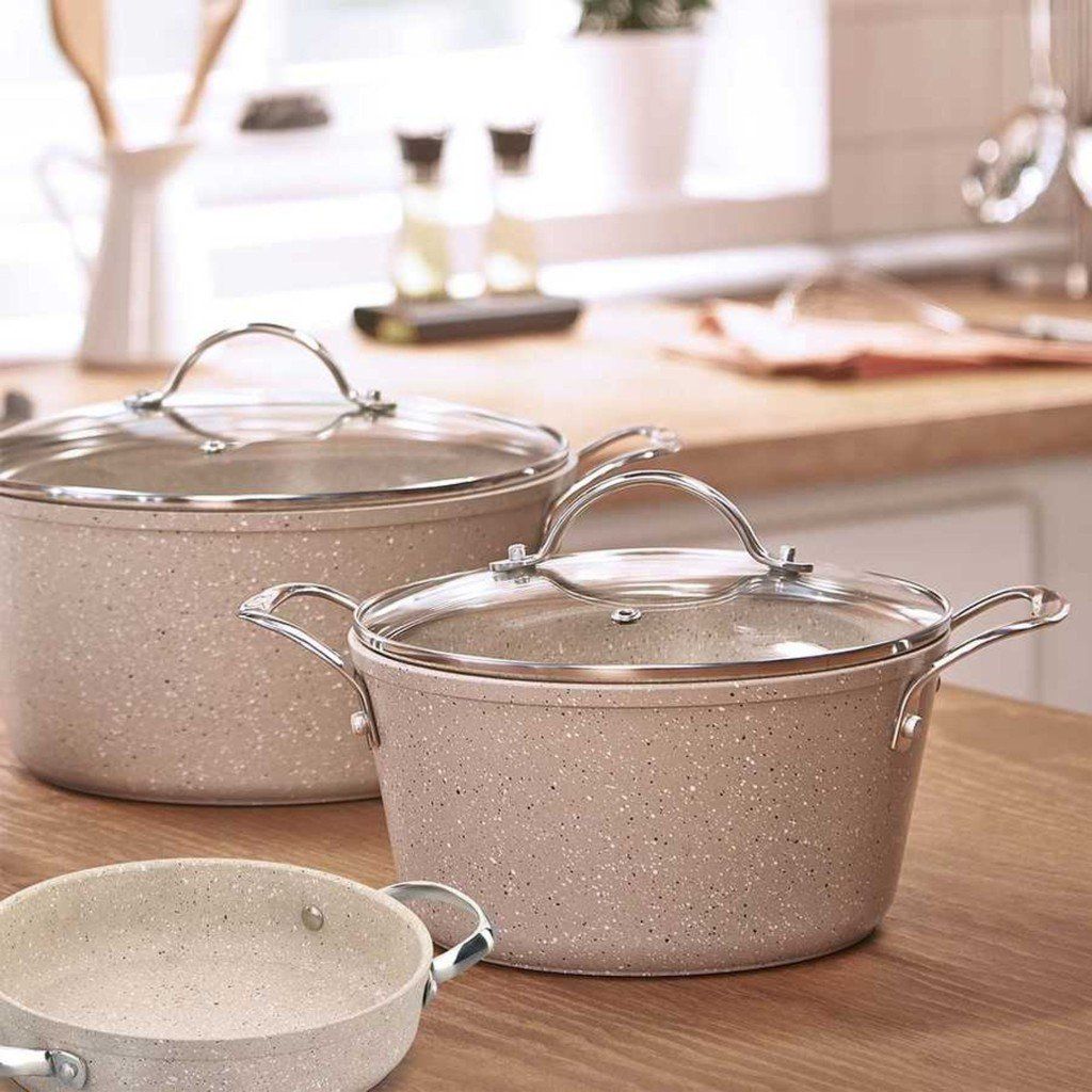Nồi chống dính Korkmaz Granita 5 lít - 24x12,5 cm - KONNA1261