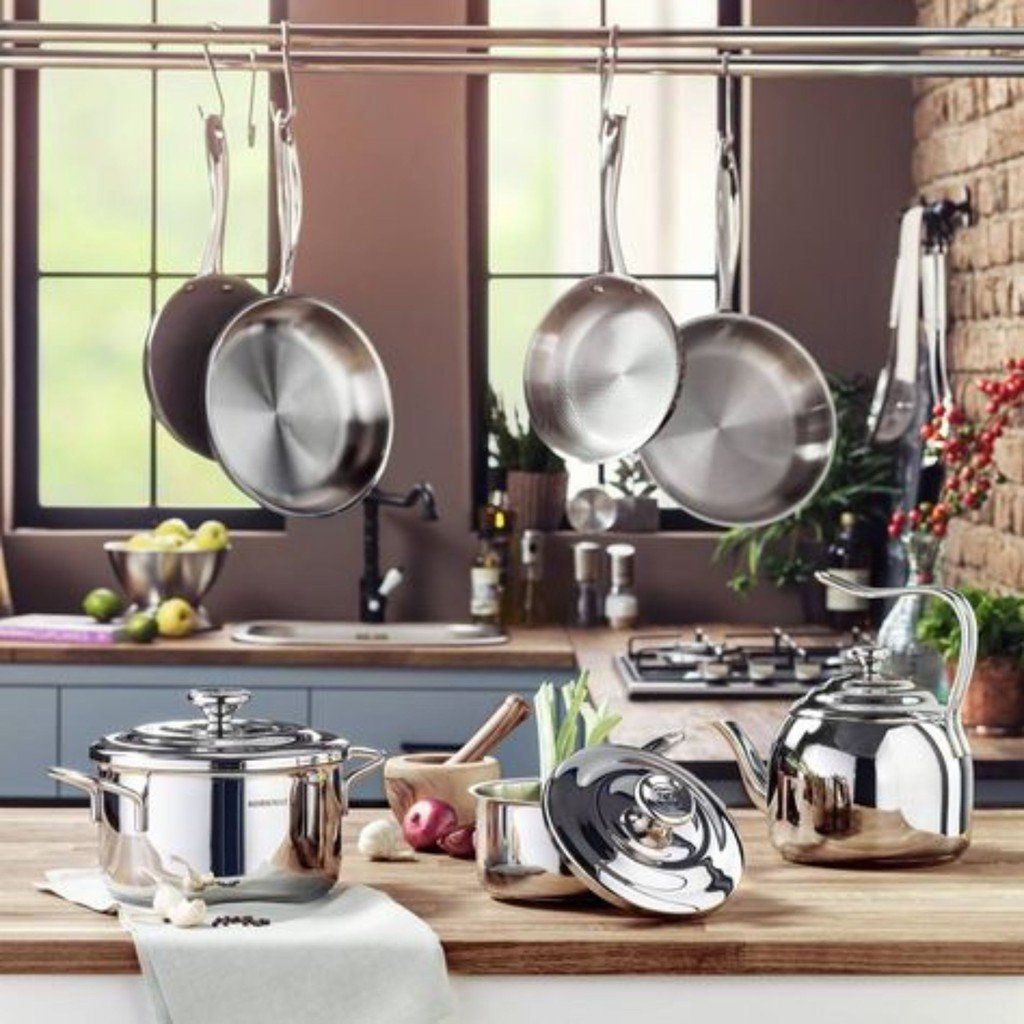 Chảo inox cao cấp Korkmaz Proline 24cm - A1153