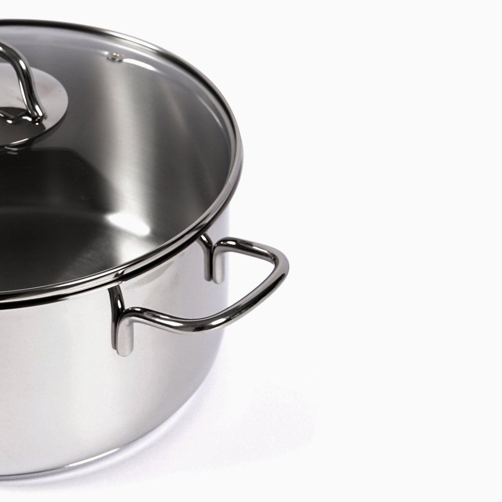 Nồi inox cao cấp thân thấp Korkmaz Perla 3 lít - A1658