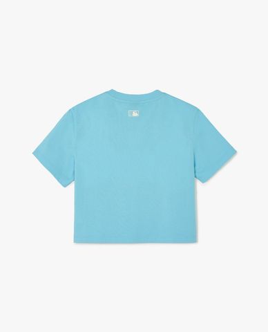 MLB - Áo croptop nữ cổ tròn tay ngắn Street Small Logo Functional