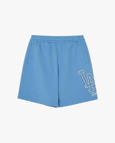 MLB - Quần shorts unisex ống rộng lưng thun Basic Megalogo