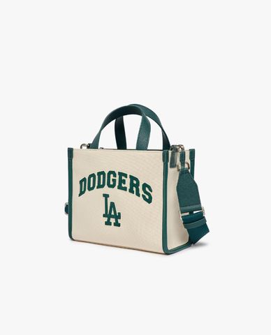 MLB - Túi tote nữ phom chữ nhật Varsity Canvas Mini