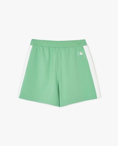 MLB - Quần shorts nữ ống rộng lưng thun Sporty Varsity Color Scheme