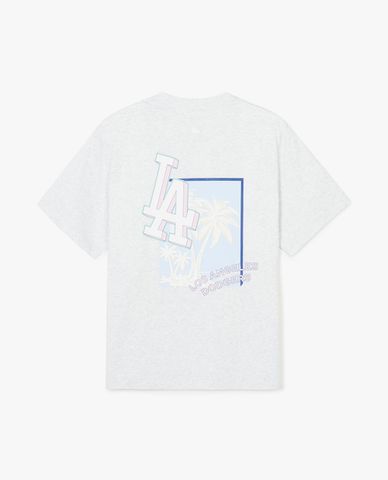 MLB - Áo thun unisex cổ tròn tay ngắn Summer Graphics Tropical