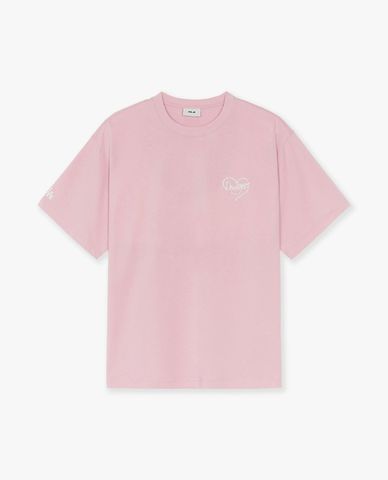 MLB - Áo thun unisex Heart Overfit
