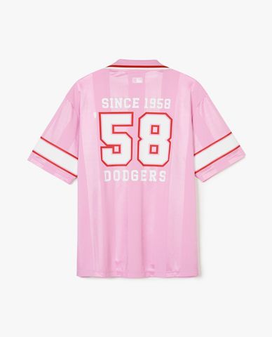 MLB - Áo polo nữ cổ bẻ tay ngắn Varsity Sport Jersey Overfit