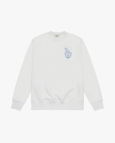 MLB - Áo sweatshirt unisex cổ tròn tay dài phối logo