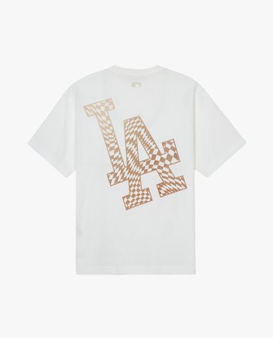 MLB - Áo thun unisex cổ tròn tay ngắn Checkerboard Big Lux