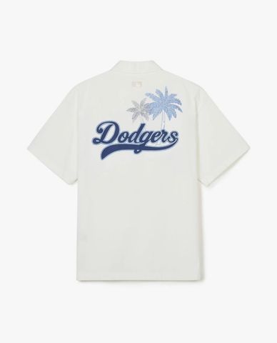 MLB - Áo sơ mi unisex cổ bẻ tay ngắn Summer Palm