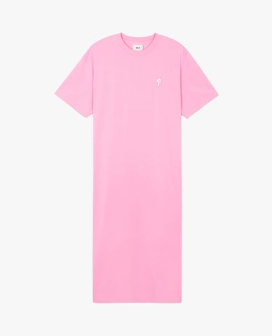 MLB - Đầm midi cổ tròn tay ngắn Basic Small Logo