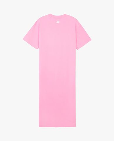 MLB - Đầm midi cổ tròn tay ngắn Basic Small Logo