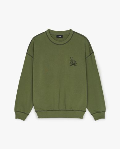 MLB - Áo sweatshirt unisex Basic Coopers Logo Mega Overfit