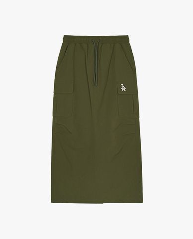 MLB - Chân váy chữ A midi Cargo