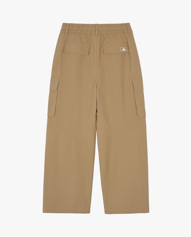 MLB - Quần dài nữ ống rộng lưng thun Varsity Cargo