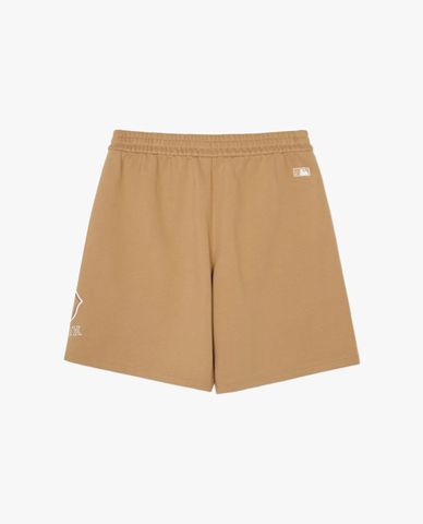 MLB - Quần shorts unisex ống rộng lưng thun Basic Megalogo