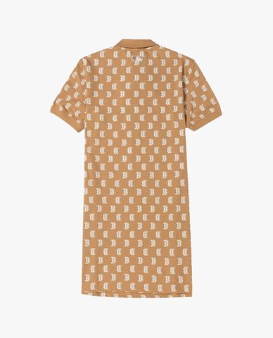 MLB - Đầm polo nữ cổ bẻ tay ngắn mini Mono Monogram Piqué
