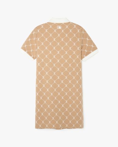 MLB - Đầm polo nữ cổ bẻ tay ngắn mini Diamond Monogram Jacquard Piqué