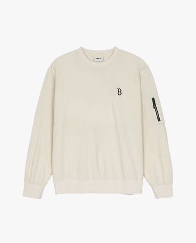 MLB - Áo sweatshirt unisex cổ tròn tay dài Basic Gorpcore