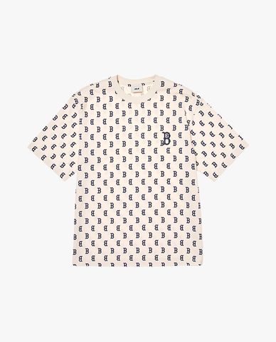 MLB - Áo thun unisex cổ tròn tay ngắn Classic Monogram