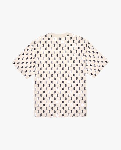 MLB - Áo thun unisex cổ tròn tay ngắn Classic Monogram