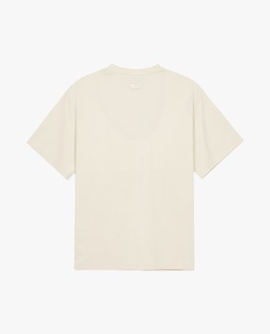 MLB - Áo thun unisex cổ tròn tay ngắn hiện đại Vintage Monogram