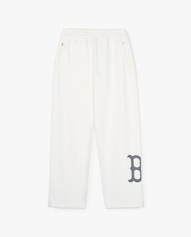 MLB - Quần dài unisex ống rộng lưng thun Basic Big Logo
