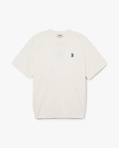 MLB - Áo thun unisex cổ tròn tay ngắn Monogram