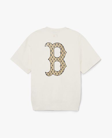 MLB - Áo thun unisex cổ tròn tay ngắn Monogram