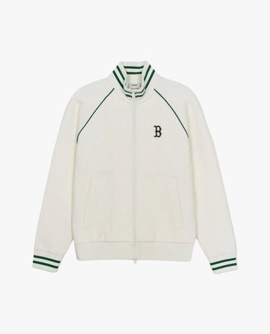 MLB - Áo khoác thể thao unisex cổ trụ tay dài Jacquard Monogram