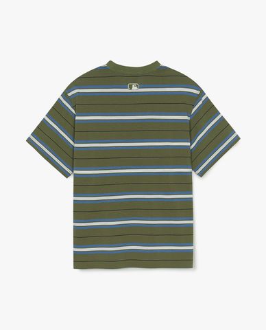 MLB - Áo thun unisex Varsity Stripe Overfit