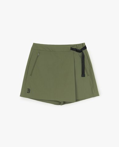 MLB - Quần short nữ giả váy phối dây rút Basic Gofcore