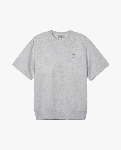 MLB - Áo thun unisex cổ tròn tay ngắn Monogram