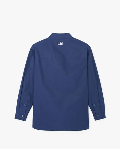 MLB - Áo sơ mi unisex cổ bẻ tay dài Varsity