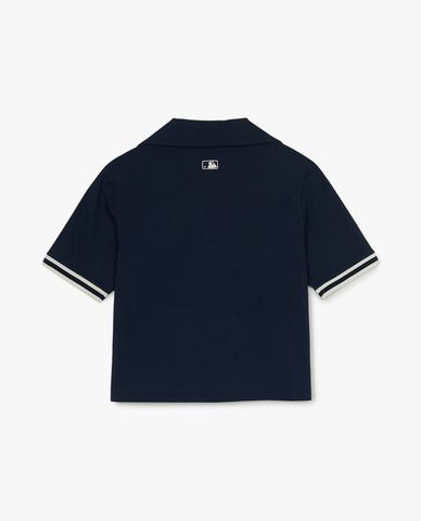MLB - Áo polo nữ tay ngắn phom croptop Varsity