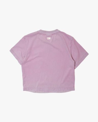 MLB - Áo croptop nữ cổ tròn tay ngắn Logo