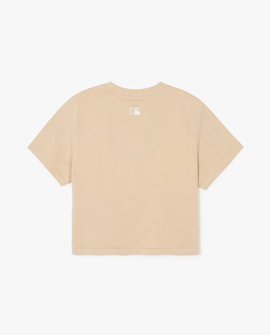 MLB - Áo croptop nữ cổ tròn tay ngắn Basic Small Logo