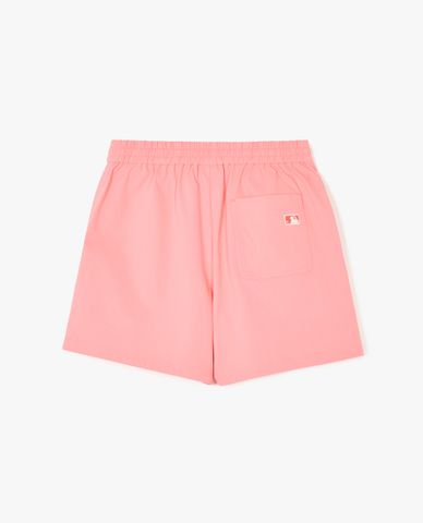 MLB - Quần shorts nữ ống rộng lưng thun Basic Cotton Touch 4 Part