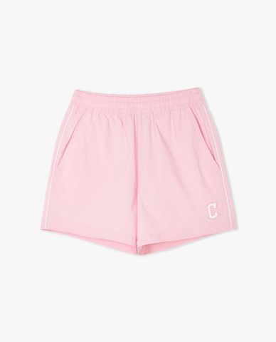MLB - Quần short nữ ống rộng lưng thun Sporty Varsity
