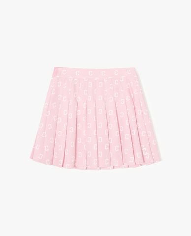 MLB - Chân váy xếp li mini Tone One Tone Print Monogram