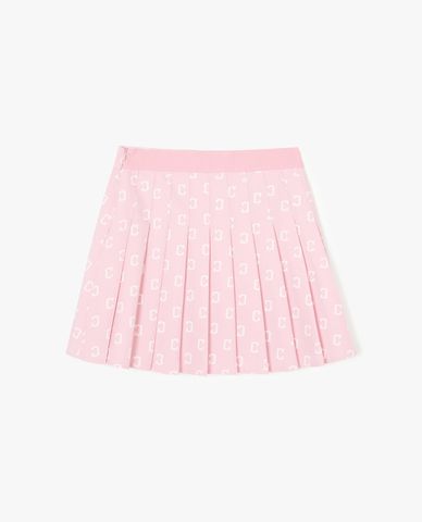 MLB - Chân váy xếp li mini Tone One Tone Print Monogram