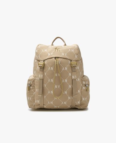 MLB - Balo unisex nắp gập Diamond Monogram Sportive