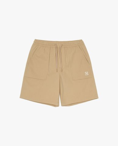 MLB - Quần short ống rộng unisex lưng thun thời trang