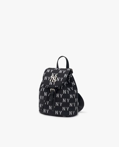 MLB - Balo unisex phom chữ nhật Classic Monogram Jacquard Mini