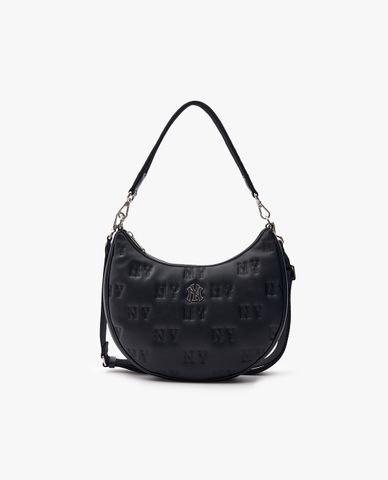 MLB - Túi đeo vai nữ hình bán nguyệt Classic Monogram Embo